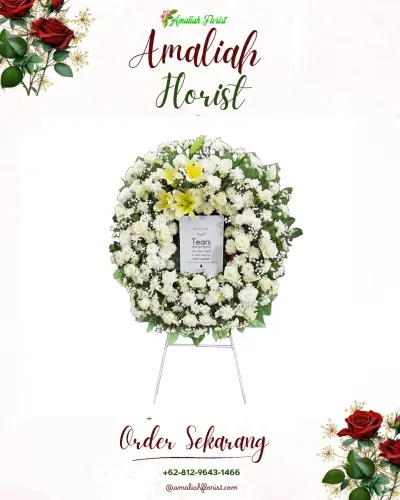 Krans Bunga Duka Cita di Pagesangan Timur