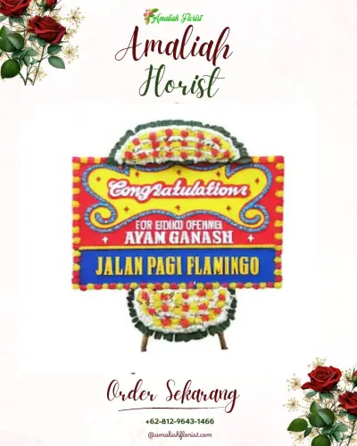 Bunga Papan Congratulation di Pagesangan Timur